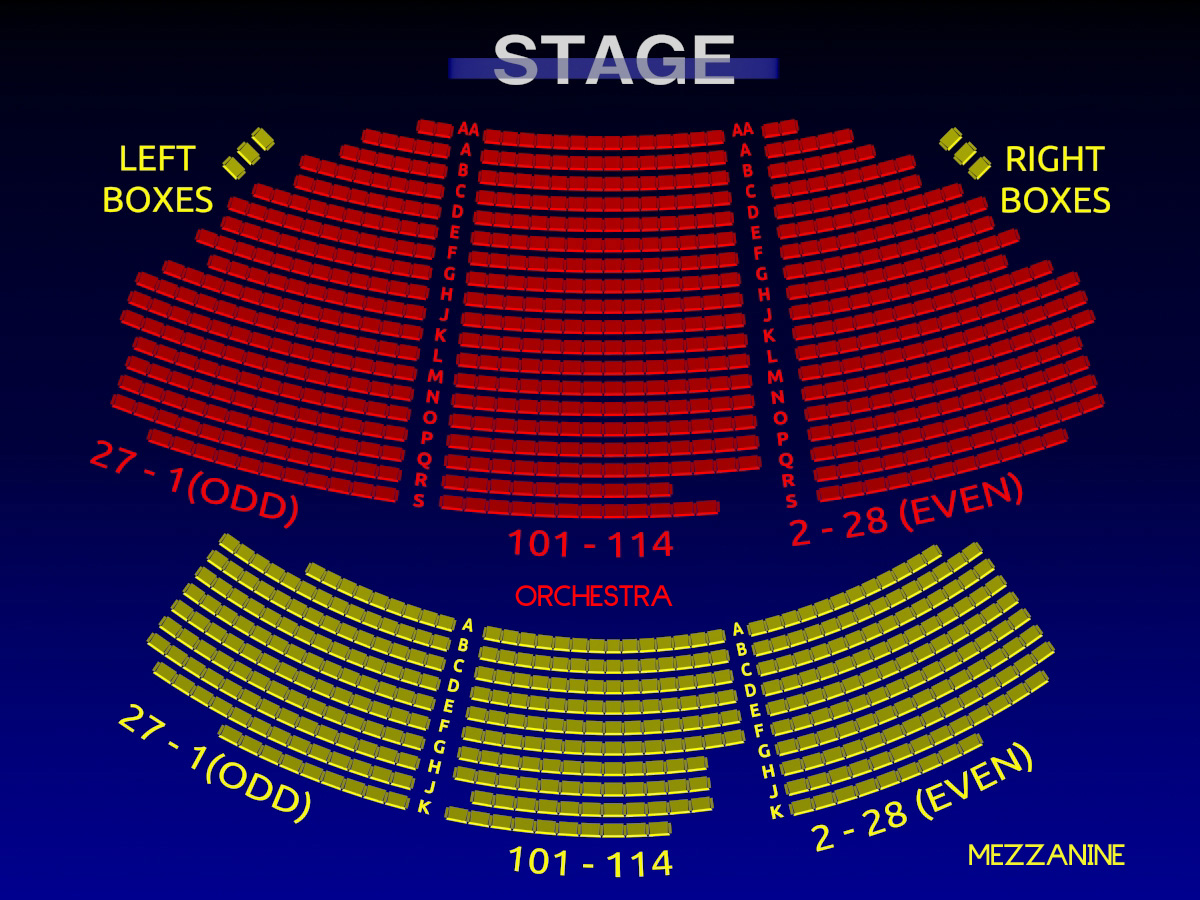 Mae Wilson Theatre Seating Chart