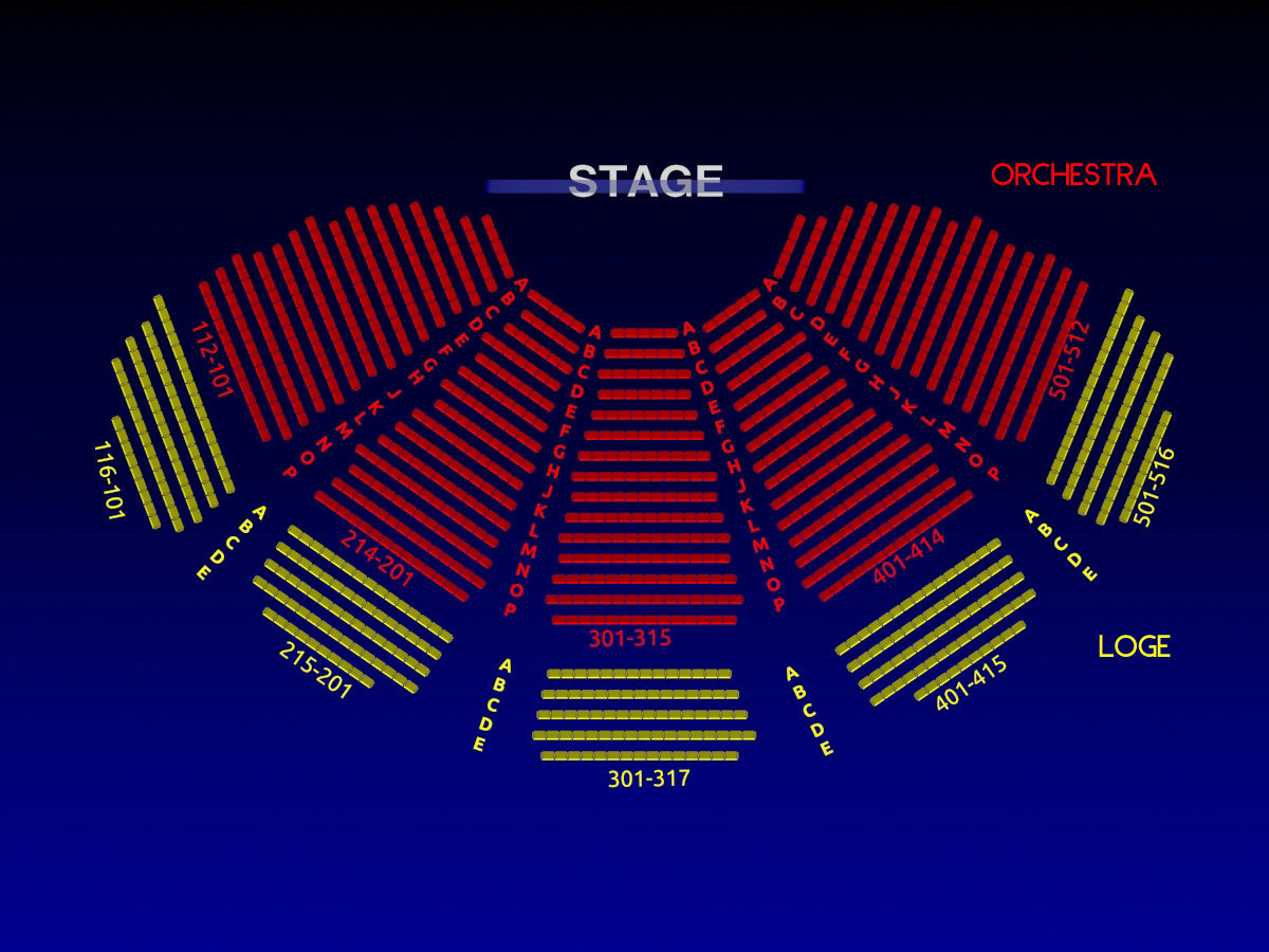 Vivian Beaumont Theatre Interactive Broadway Seating Chart Broadway