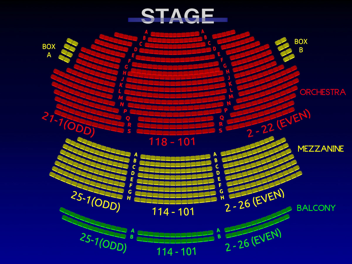 New Amsterdam Theatre New York Seating Chart