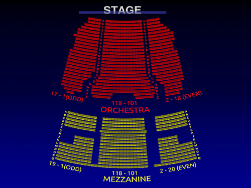 August Wilson Center Pittsburgh Seating Chart