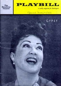 The Gypsy playbill cover.