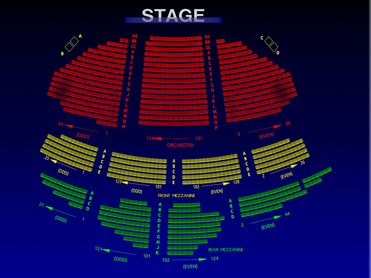 Chicago Broadway Seating Chart