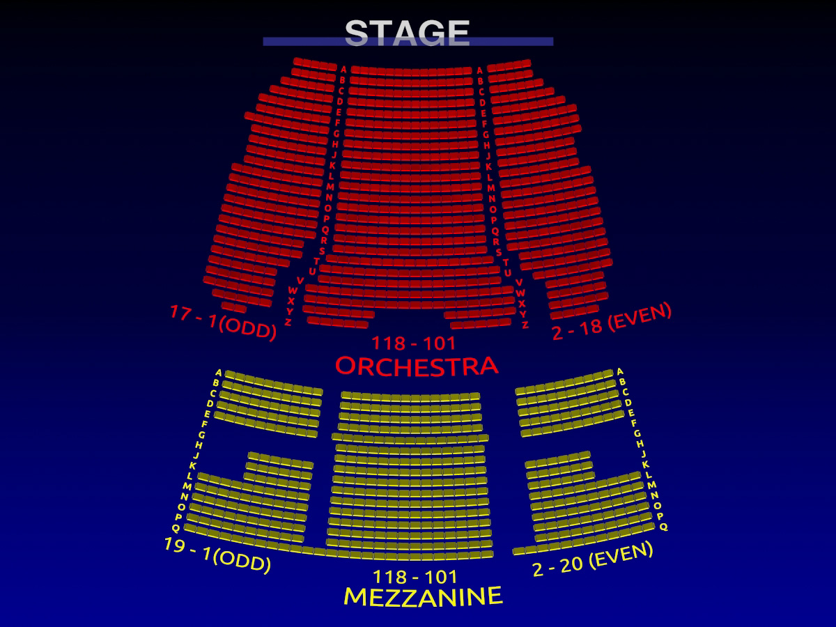 August Wilson Theatre: Broadway Seating Chart Jersey Boys | Broadway Scene