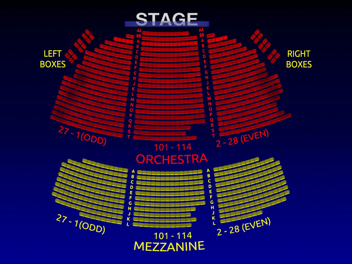 Broadhurst Theatre: Group Broadway Seating Chart, History, | Broadway Scene