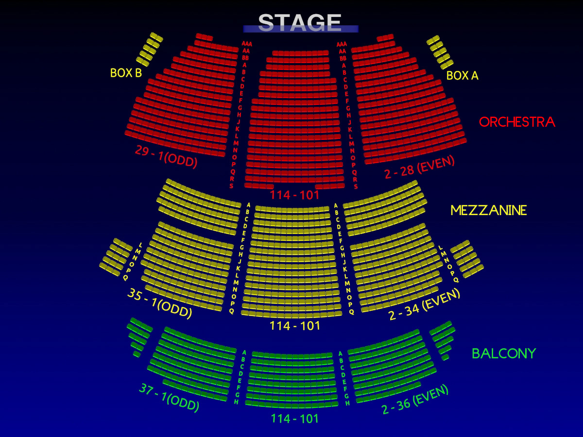St. James Theatre Interactive 3D Broadway Seating Chart