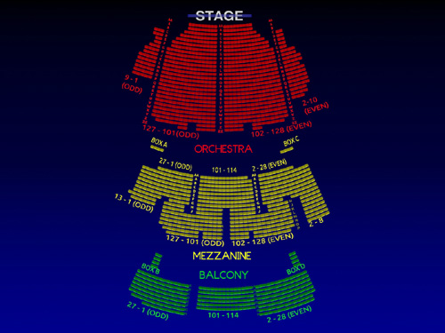 Palace Theatre: Interactive 3-D Broadway Seating Chart Annie | Broadway ...