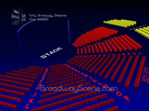 Vivian Beaumont Theatre Interactive Broadway Seating Chart