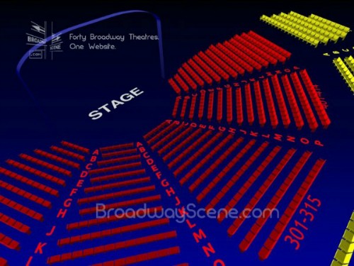 Vivian Beaumont Theatre Interactive Broadway Seating Chart