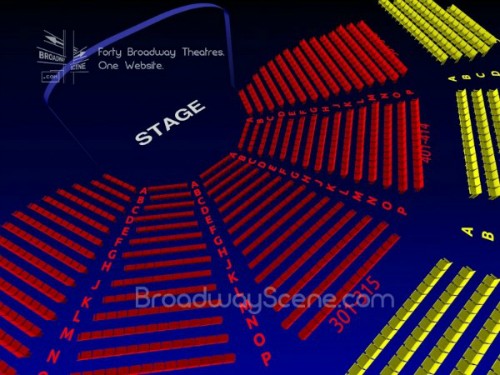 Vivian Beaumont Theatre Interactive Broadway Seating Chart