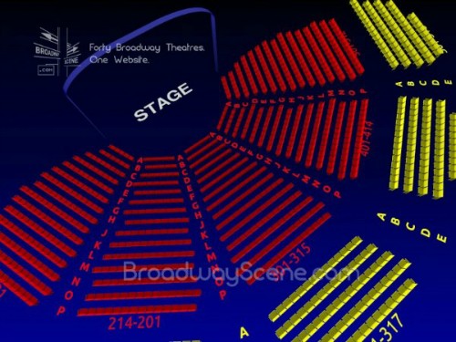 Vivian Beaumont Theatre Interactive Broadway Seating Chart