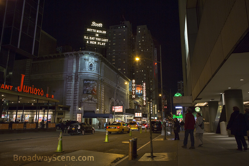 Booth Theatre on Broadway in NYC