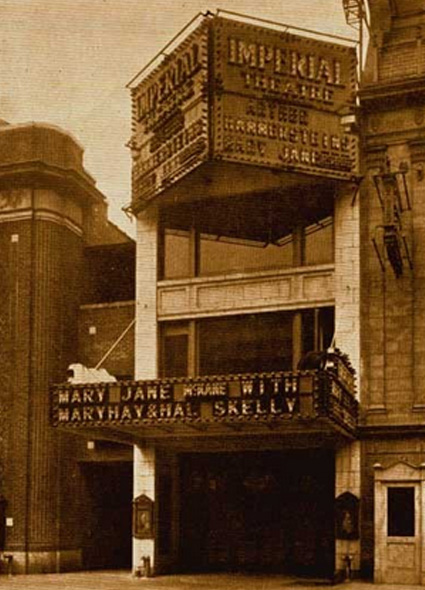 The Imperial Theatre opened in 1923 during the midpoint of the Broadway building boom.