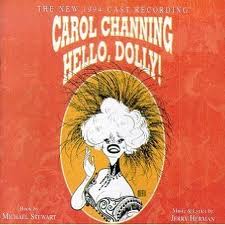 Channing on album cover as Dolly caricature 