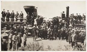 Although the first transcontinental railroad was not completed until 1869 by 1866 shows could easily go to the Midwest. 